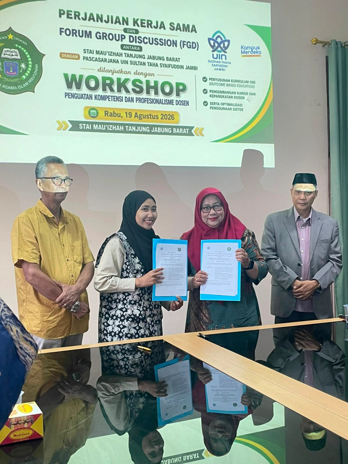 Prodi Ekonomi Syariah STAI Mau’izhah Jalin PKS dengan Prodi Magister Ekonomi Syariah Pascasarjana UIN Sulthan Thaha Saifuddin Jambi